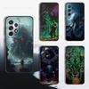 Mythos Art CTHULHU Phone For Samsung S22,Ultra,S25,S24,S23,FE,Plus,S21,S20,Lite,S10,S9,Soft Silicone Black