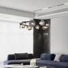 OEING Modern Glass Ring Living Room Lamp