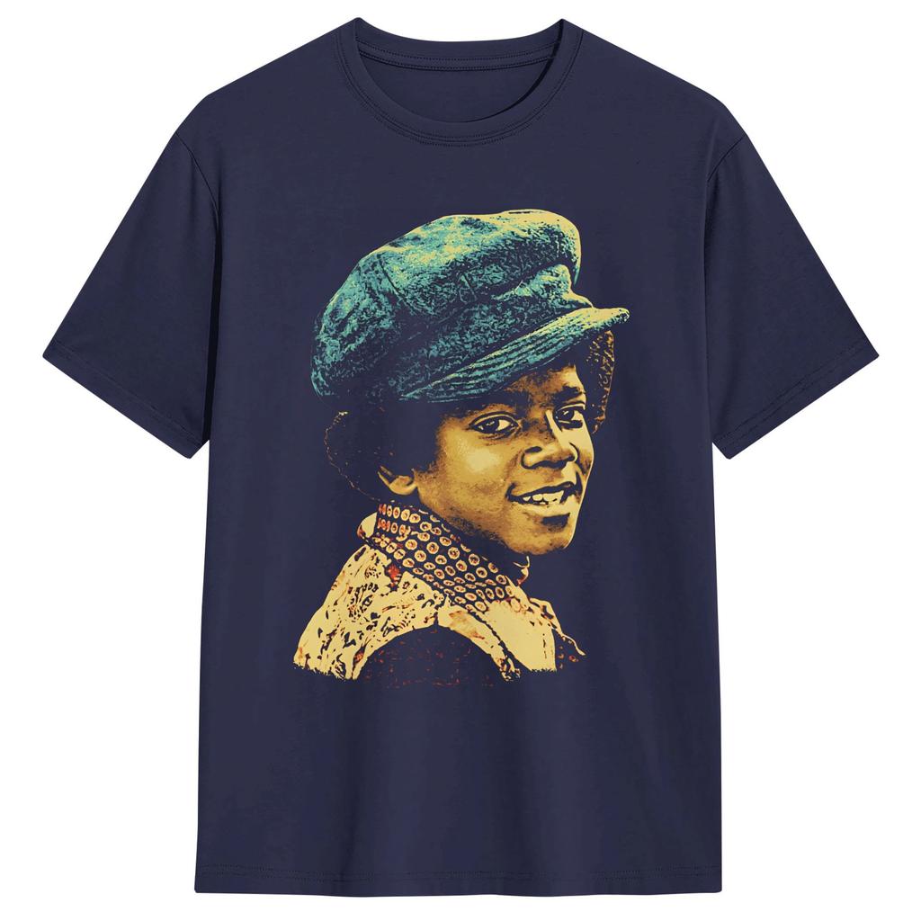 MMichael JJackson Vintage Little Jacko Cotton TShirt Unisex Summer Y2K Funny TShirts Trendy Cool Tees Oversized Pattern Tops