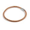 The Shirts Studio Camel Simple Basic Leather Bracelet