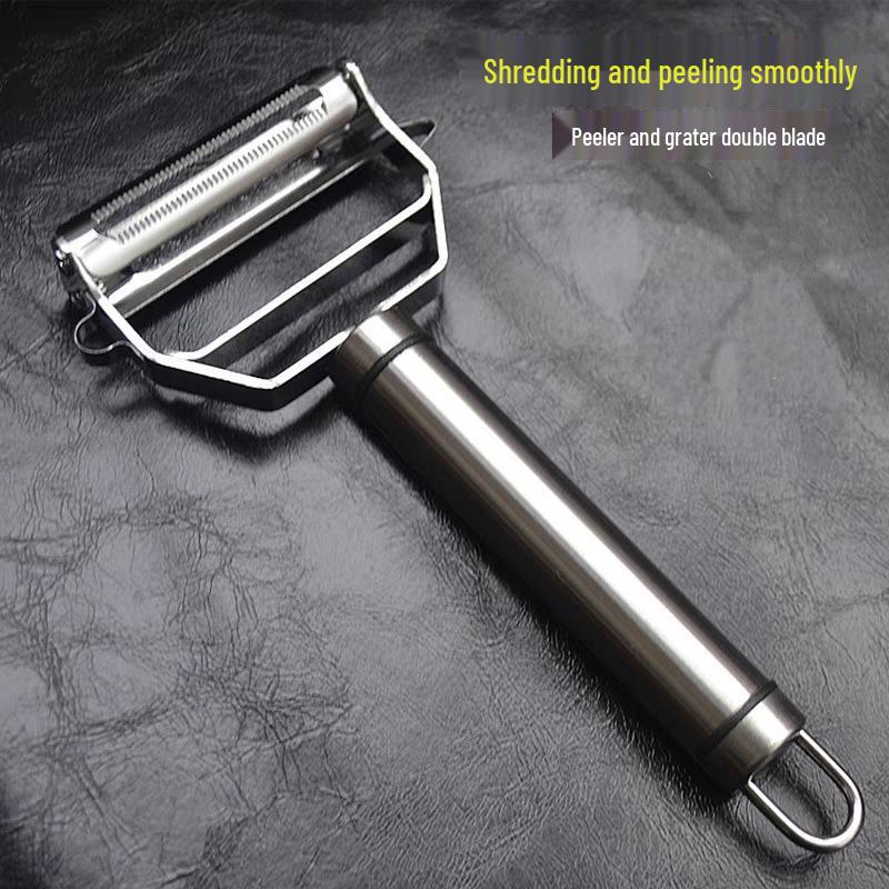 Stainless Steel Double-Headed Multi-Peeler for Fruits and Potatoes