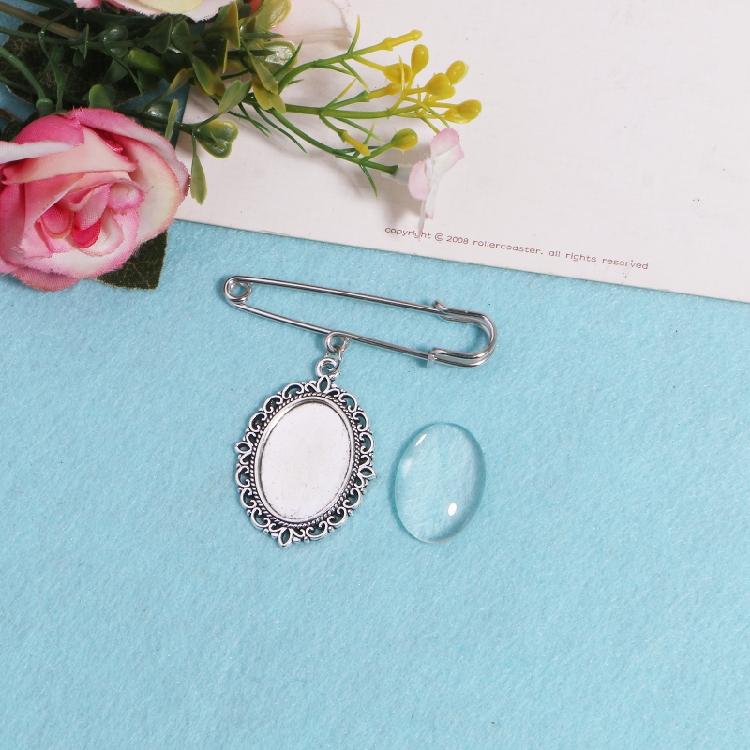 DIY Photo Glamour Lace Oval Bridal Pendant Memorial Angel Photo Party Ornaments