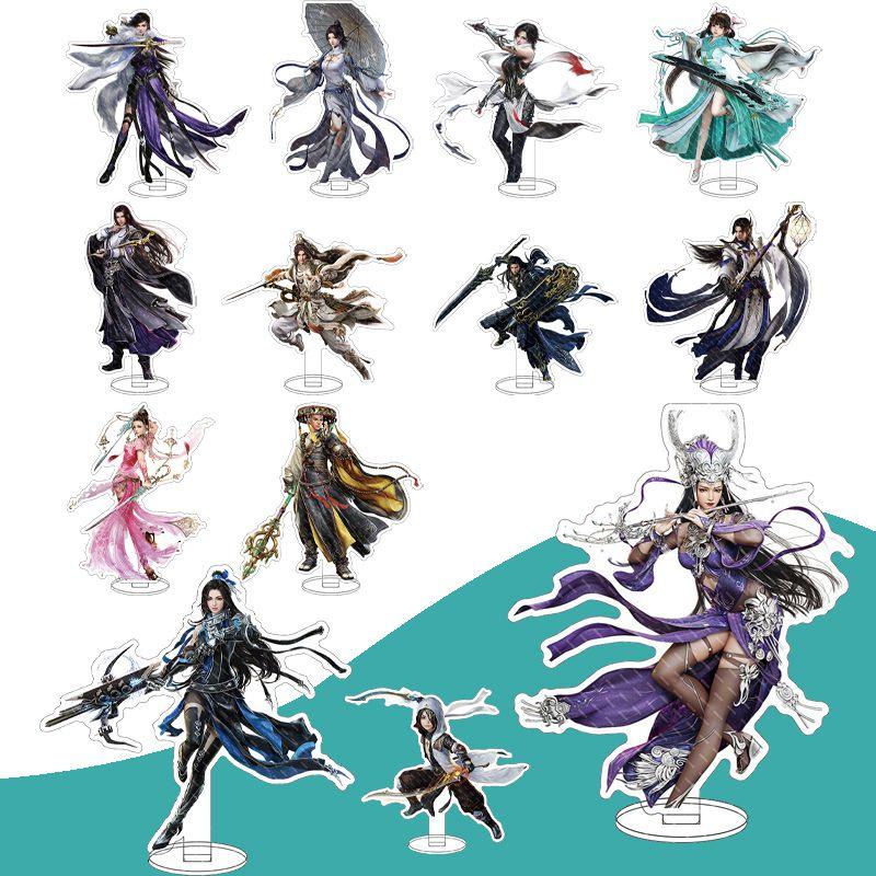 Charming Online Game Swordsman Love Character Acrylic Display For Collectors