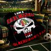 Chicago Hockey Throws Blanket Flannel Blankets Plush for Couch Bed Gifts for Men Women Travel picnic blanket Christmas fan gifts