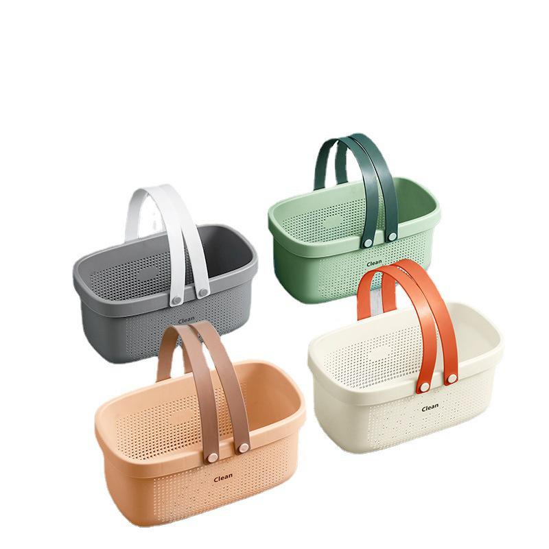 Portable Bathroom Wash Basket for Storage