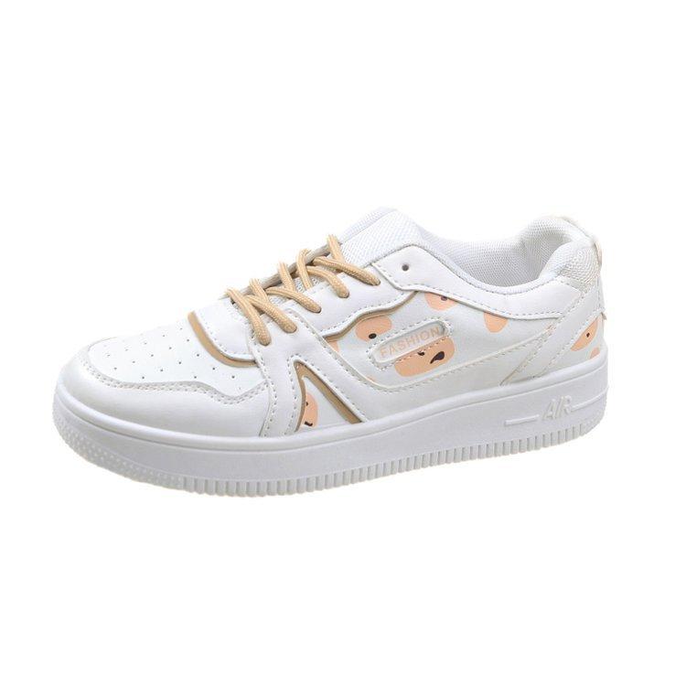 2025 spring, summer, autumn and winter foreign trade new women's shoes women's board shoes student shoes little white shoes low-top round head lace-up