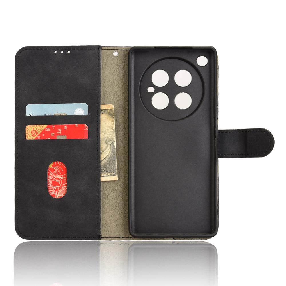 For Infinix Zero 40 4G Leather Case Skin-Feel Anti-Drop Wallet Flip Phone Cover