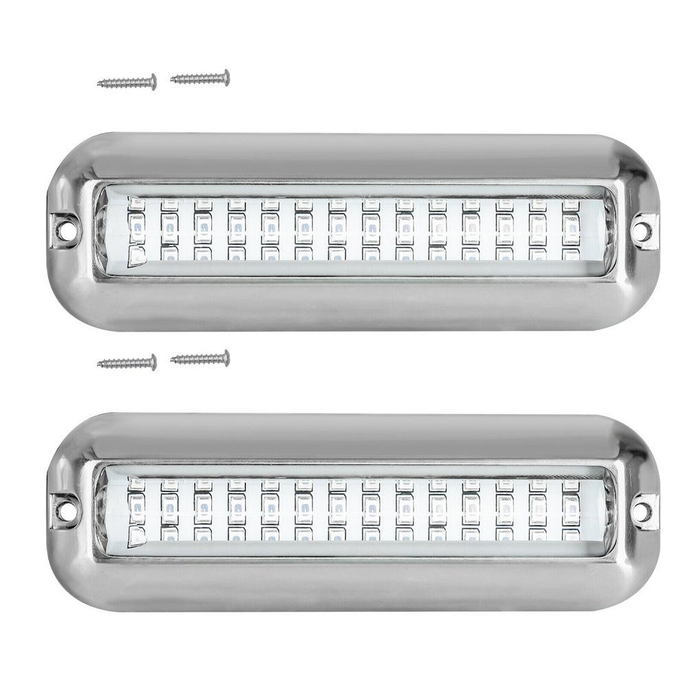 Waterproof 27LED & 42LED Stainless Steel Yacht & Diving Underwater Lights, 10-30V High Brightness Boat Lights