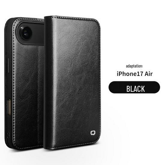 Chali iPhone 17 Pro Max Leather Flip Cover with Stand & Card Slots - Full Coverage Protective Case
