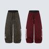 American High Street Hip Hop Dance Pants Leopard Print Loose Fit Jazz Streetwear Sweatpants Women Men