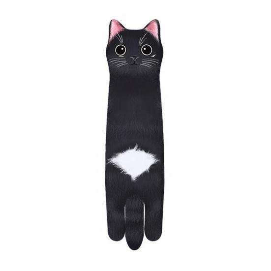Cat Shape Hand Towel Soft Absorbent Hand Towel Hanging Cute Kitten Towel