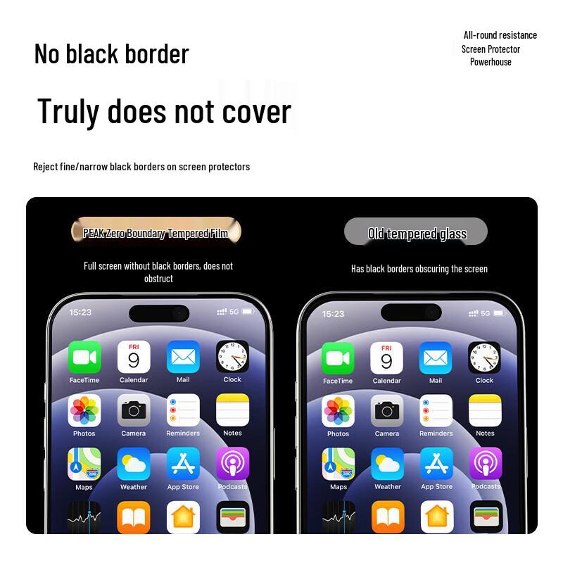 Peak Zero-Boundary AR Enhanced Tempered Glass Screen Protector