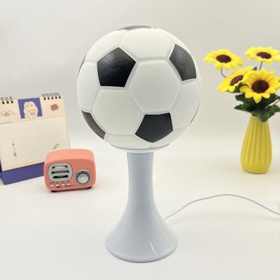 Creative Soccer Glass Table Lamp Modern Minimalism Decoration for Home Living Room Interior Beside Desktop Lamp Hotel Mood Light