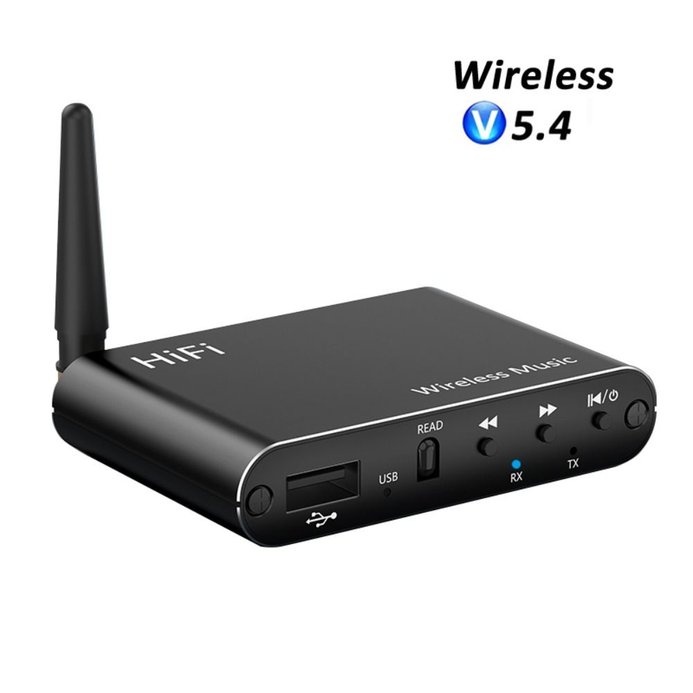 Music Wireless Audio Adapter With Mic Bluetooth 5.4 Receiver Transmitter Upgrade