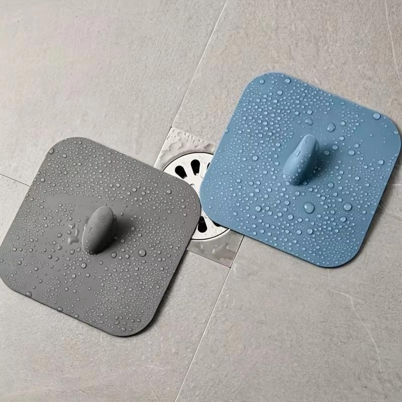 Copertura Tappo Scarico a Pavimento in Silicone con Design Anti-Odore, Anti-Insetti e Anti-Perdite per Uso in Bagno, Cucina, Lavanderia