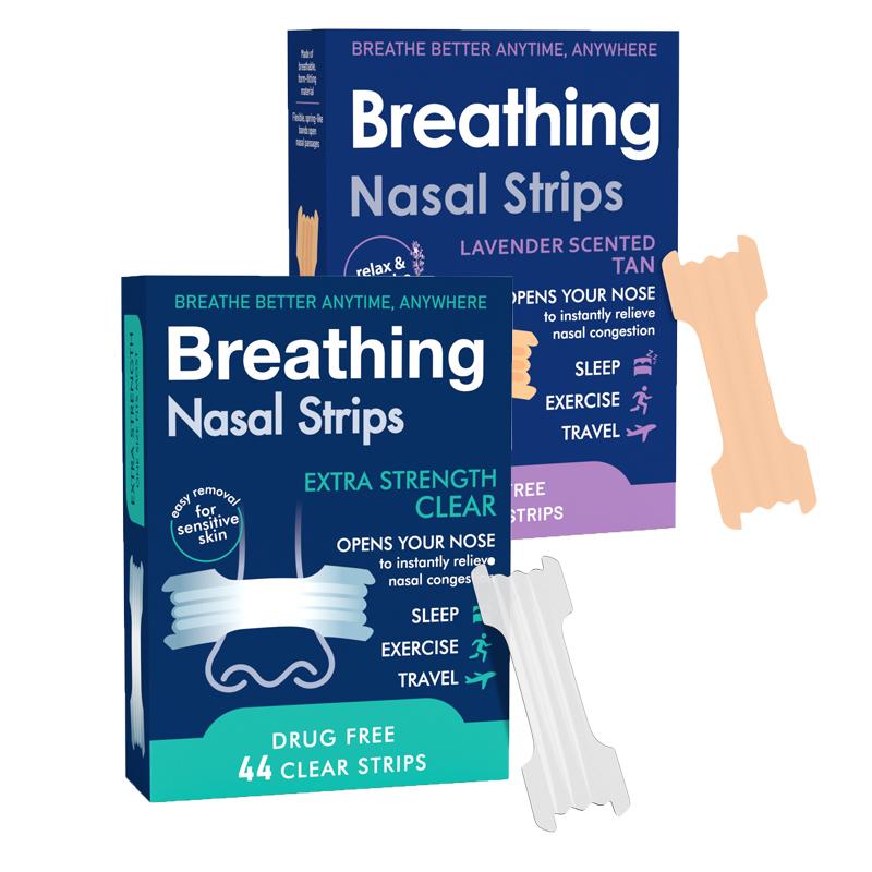 26/132 Stück Atmungs Nasenstreifen Extra Stärke Sport Nasenstreifen Besserer Schlaf Nicht-invasive Anti-Schnarch-Streifen Für Erwachsene Kind