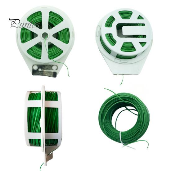 Garden Wire Ties Twist Tie with Built-in Cutter Rustproof Green Coated Plant Twine Wires for Gardening Fasteners Flexible Reusable Tomatoes