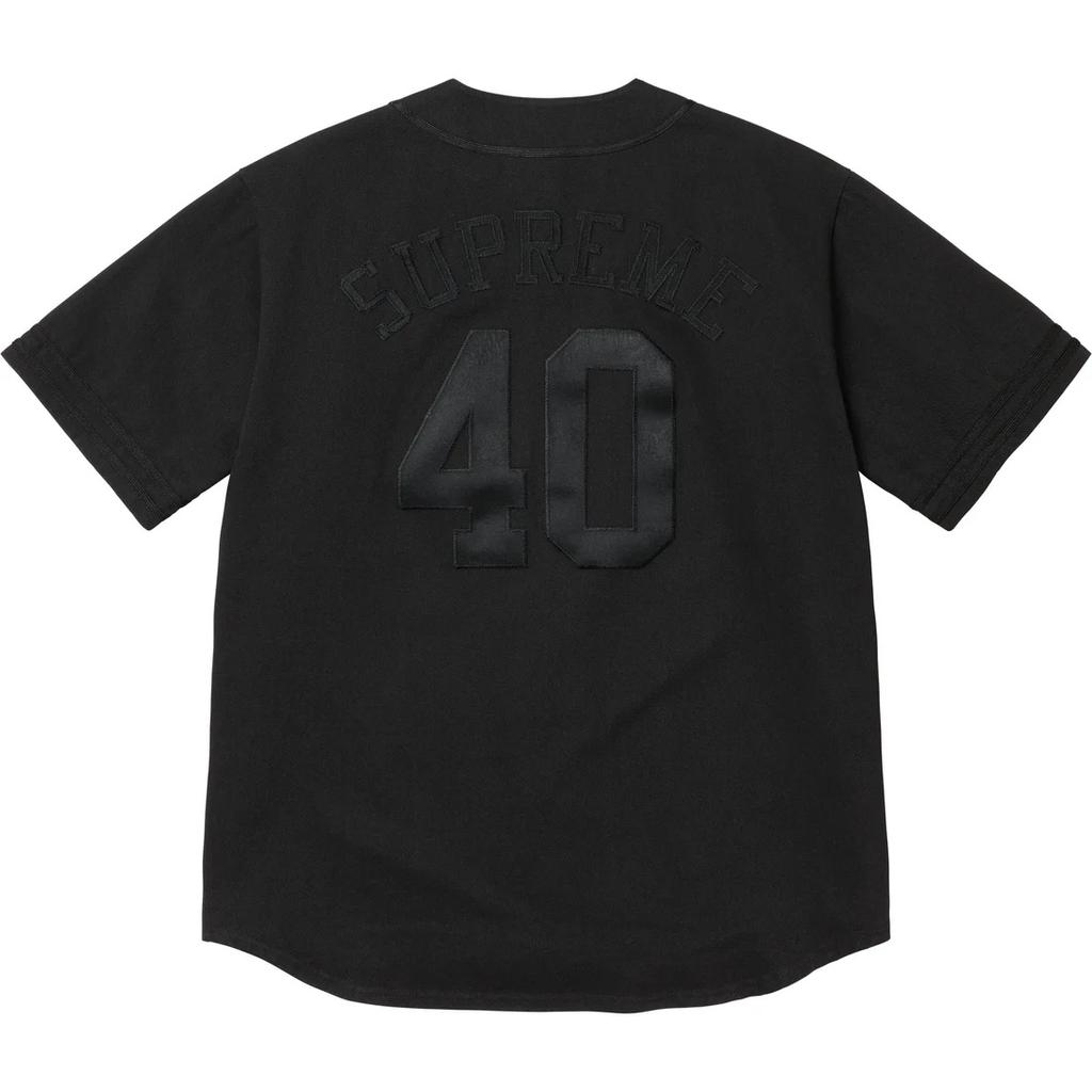 Supreme x 40 Acres twill "SS25 - Natural" baseball jersey Unisex SUP-SS25-246