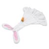 Lawn Goose Clothing Plush Cute Long Ear Easter Bunny Outfit for Goose White Rosy
