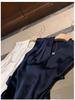 Canottiera da donna in raso con scollo a V - Senza maniche, collo all'americana, top a tinta unita per l'estate