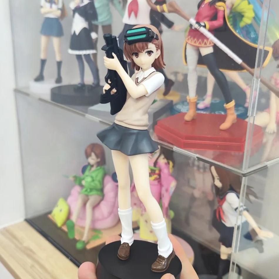 Misaka Mikoto Figure Anime A Certain Magical Index Railgun Anime Girl PVC Action Figures Model Anime Cartoon Birthday Gift