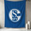 Fc Schalke Wall Tapestry Aesthetic Wall Hanging Printed Fabric Blanket Decorative Tapestries For Bedroom Living Room Home Decor