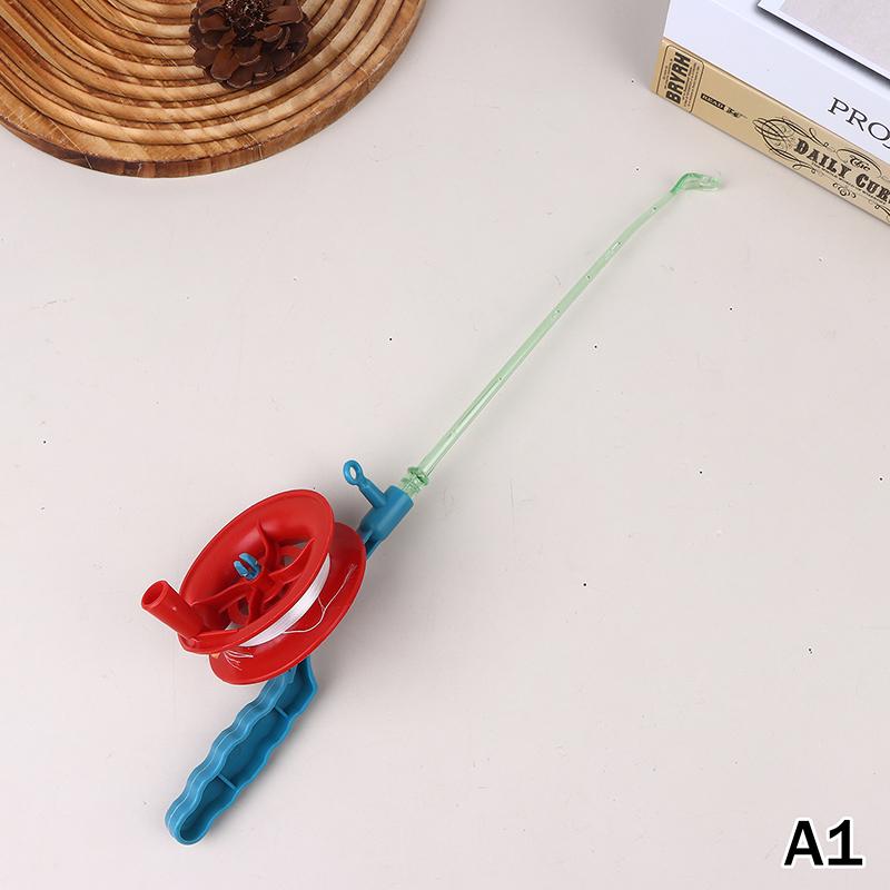 Retractable Ice Fishing Rods Winter Spinning Ice Fishing Pen Pole Children Ice Fishing Rod Ice Winter Fishing as the picture