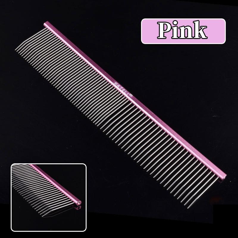 

Pet Grooming Comb With Curved Hook, Deep Hair Picking And Fluffy Texture Comb, Pet Trainer Beauty, Curved Teeth Comb 19/22cm 19cm розовый