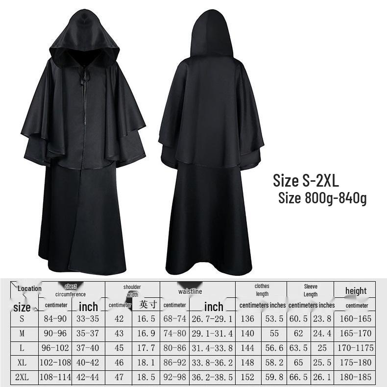 Medieval Star Wars Cloak: Adult & Child Cosplay Costume