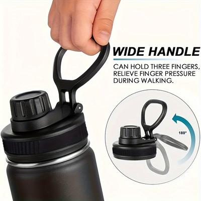 950ml/32oz Insulated Water Bottle Stainless Steel Vacuum Water Cup Double Wall Leakproof Flask For Sports Outdoor Activities