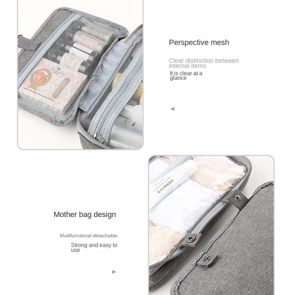 Cases Zipper Bag Makeup Bags Storage Toiletry Bag Hanging Zipper Storage Bags Folded Cosmetic Bags