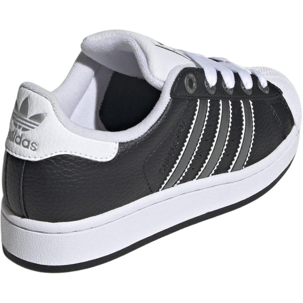 Adidas Superstar 2 J Black Lenticular Stripes Kids Sneakers Core-Black Matte-Silver Cloud-White JQ0314