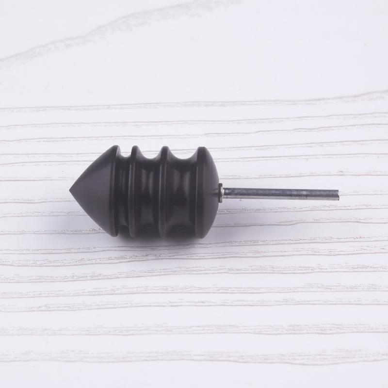 DIY Electric Polishing Tool with Sandalwood, Ebony Heads, and Vegetable Tanned Leather Polisher.