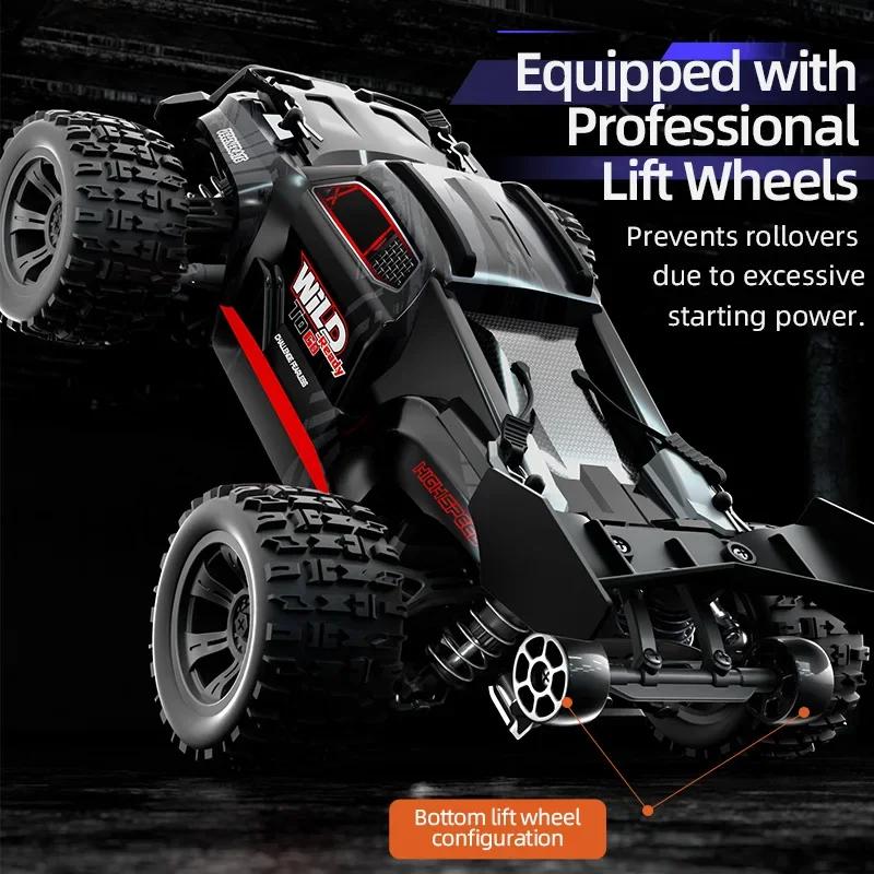 Non-Toxic Jjrc Rc Drift Car 1/18 4Wd Racing Off Road Drifting 28 Km/H High-Speed Remote Control Car Shock-Absorbing Vehicle Toys Children