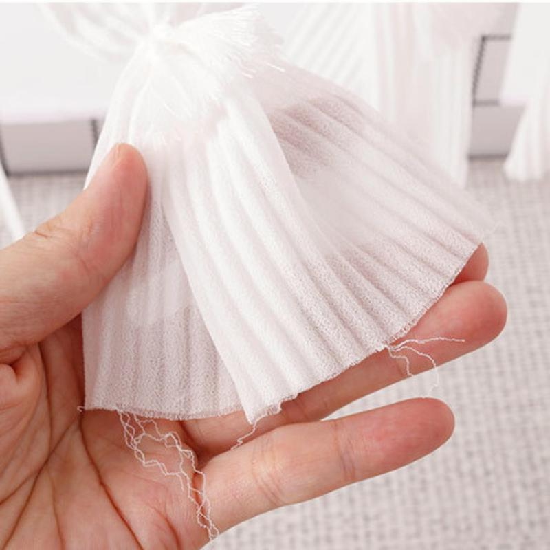 1 Piece Bedroom Living Room Furniture Decoration 1:12 Dollhouse Miniature Curtain White Chiffon Door Curtain Window Decor Model