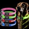 Coleira de Cachorro LED Recarregável Coleira de Cachorro Iluminada 3 Modos de Luz Coleira Iluminada Ajustável para Segurança Noturna Passeios Noturnos
