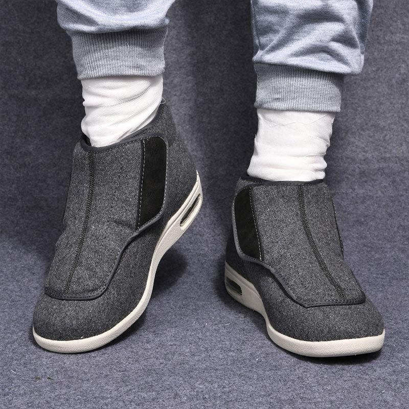 Winter Velvet Orthopedics Wide Feet Swollen Shoes  Eversion Adjusting Soft Comfortable Diabetic Shoes Dad Walking Shoes