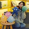 Little Monster Doll Soft Plush Toys Multiple Colors Cute Monster Funny Expression for Home Desktop Ornaments for Gifts