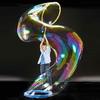 Uncle Bubble Giant Mega Loop - 65cm Diameter, Large Enough for a Person to Enter, Extra-Large Bubble Machine with Special Bubble Solution, Perfect for