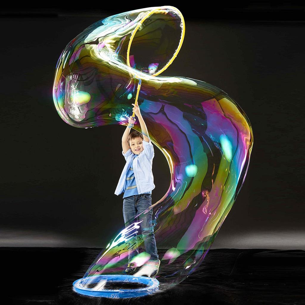 Uncle Bubble Giant Mega Loop - 65cm Diameter, Large Enough for a Person to Enter, Extra-Large Bubble Machine with Special Bubble Solution, Perfect for