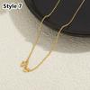 1Pcs New Titanium Steel Chain Necklace 45cm Non-fading Clavicle Chain All-match M-shaped Women's Simple Necklace