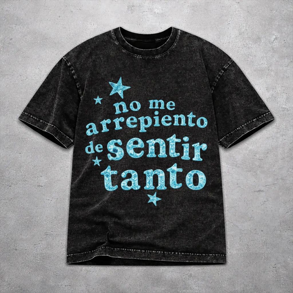 K-Karoled G NMADST New Album Shirt Washed Style For Men Women Cotton T-Shirts Tee Clothing