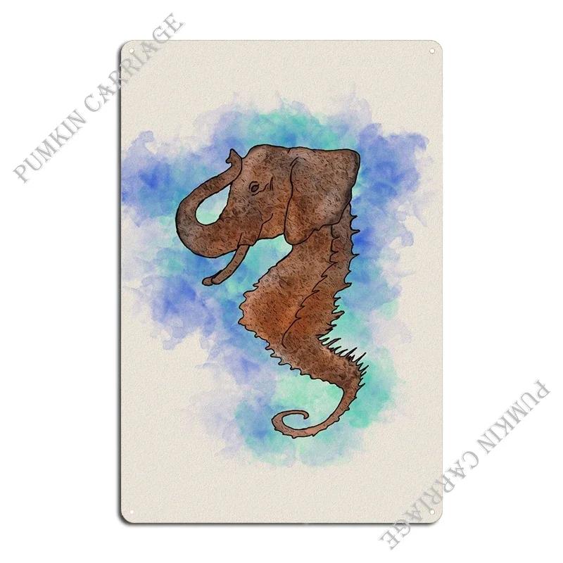 Horsefant Metal Sign Garage Club Club Custom Club Tin Sign Poster 20x30cm(7.8x11.8inch)