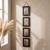 Linked Photo Holder Wall Art Picture Frame 6-Inch Vertical Photo Wall Family Portrait Frame  Home