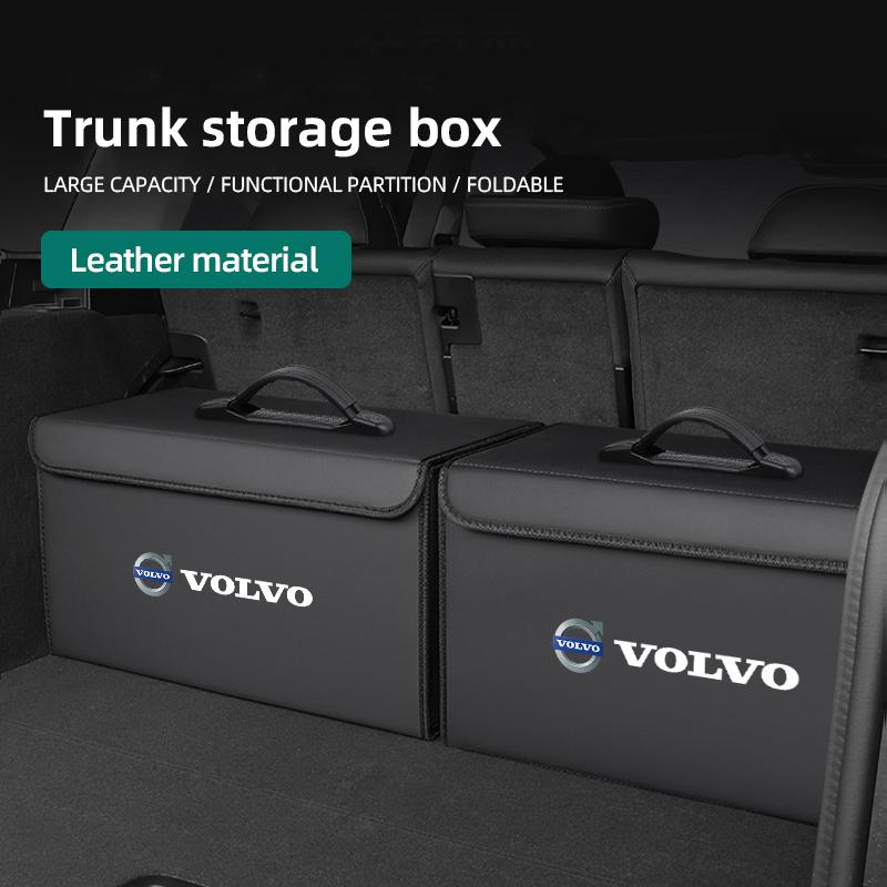 1 Stück faltbare Aufbewahrungsbox für den Kofferraum, Organizer-Zubehör für Volvo XC90 V90 V60 XC60 V40 EC40 EX40 S80 S60 S90 C40 XC40 V70
