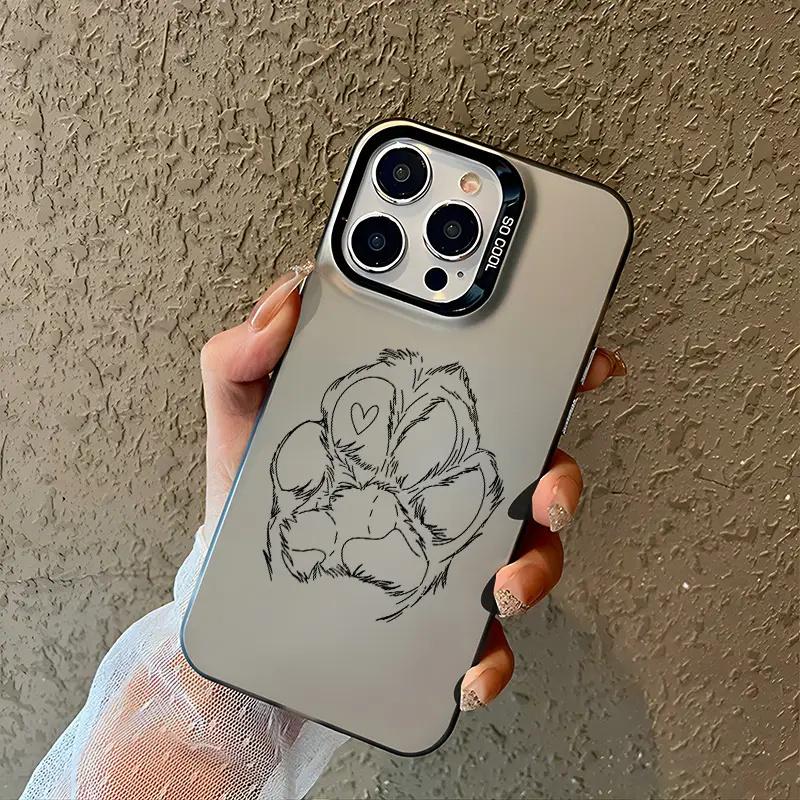 Cute Dog Paw Print Aesthetics Phone Case for  Redmi Note 14 13 12 Pro Plus 5G 12S 11S 11 Redmi 13C 14C Shockproof Cover