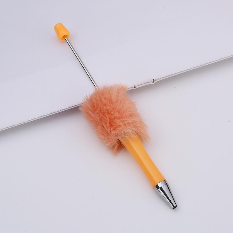 10Pcs Newest Colour Creative  Plush Ballpoint Pen Ballpoint Pen  DIY Ballpoint Pen Gift for Student Office Supplies