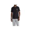 Calvin Klein Letter Print Solid Color Crew Neck Short Sleeve T-Shirt Men Tops Black NP2379O-001