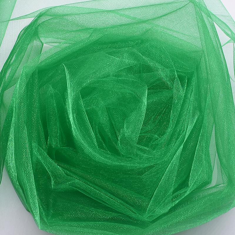 Wedding Organza Roll Sheer Crystal Tulle Fabric Wedding Arch Door Decoration Yarn Birthday Party Backdrop Baby Shower Supplies