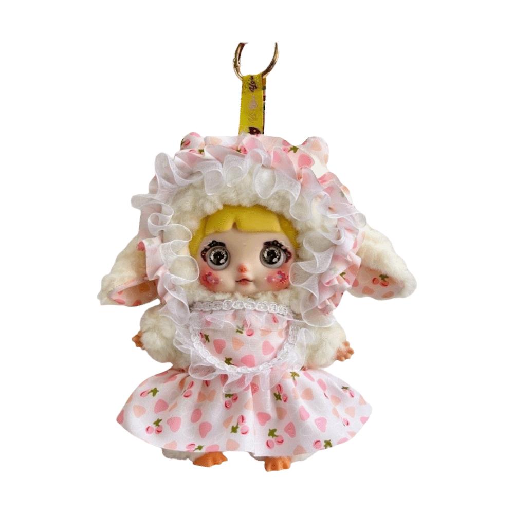 Sheep New Year Plush Lamb Pendant Hanging Ornaments Lamb Plush Toy Backpack Decor